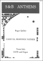 Lead us, heavenly Father SATB, T solo and organ