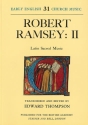 Latin Sacred Music Choral Score