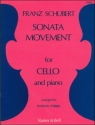 Sonata Movement arranged for Cello and Piano by Watson Forbes from the String Trio in B flat (D.471) Cello and Piano
