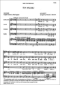 To Music SATB & Piano