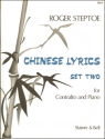 Chinese Lyrics Set 2 for Contralto (or Countertenor) and Piano Contralto (or Countertenor) & Piano