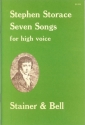 Seven Songs for High Voice Voice & Piano