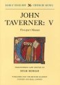 V - Five-Part Masses Choral Score