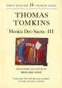 Musica Deo Sacra: III Choral Score