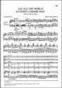 Let all the world in every corner sing (Antiphon) SATB, piano or organ