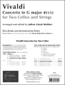 Concerto in G major, RV532 Two Cellos & Strings