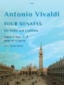 Four Sonatas, Op. 5 for Violin and Piano Violin & Piano
