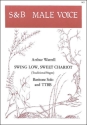 Swing low sweet chariot Ba solo, TTBB unaccompanied
