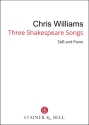 3 Shakespeare songs (SAB) SAB