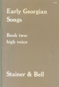 Early Georgian Songs. Book 2 (High voice) Voice & Piano