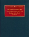 Fifteenth-Century Liturgical Music VIII Choral Score
