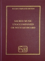 Sacred music unaccompanied or with keyboard Score