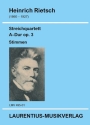 Streichquartett A-Dur op. 3 fr 2 Violinen, Viola und Violoncello  Stimmen
