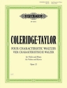Four Characteristic Waltzes op.22 for violin and piano