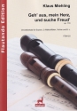 Geh' aus mein Herz, und suche Freud' op.118 fr Sopran, 2 Altblockflten, Violine und B.c. Partitur und Stimmen