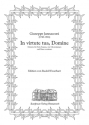 In virtute tua, Domine (Motette) f�r Solo-Sopran, 4 Chorstimmen und Basso continuo Partitur (la)