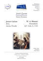 2 Streichquartette (von Crger und Mozart) fr Streichquartett Partitur und Stimmen