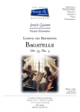 Bagatelle op.33 no.4 fr Streichquartett Partitur und Stimmen