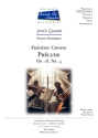 Prlude op.28 no.4 fr Streichquartett Partitur und Stimmen