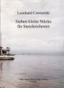 7 kleine Stücke  für Streichorchester Partitur