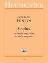 Strophes fr Violine und Klavier