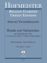 Rondo con variaziones fr Klarinette obl., 2 Hrner, 2 Oboen, 2 Violinen, Viola, Basso Klavierauszug mit Solostimme