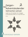 Der Geigen-Adventskalender Band 2 fr 2 Geigen (mit Text) Spielpartitur