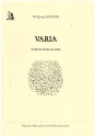 Varia - 8 Pices pour clavier