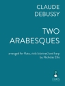 Debussy - Deux Arabesques Flute, Viola and Harp Partitur + Stimmen