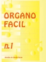 Organo Facil No1 (Pastor) Orgel Buch
