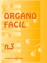 Organo Facil No3 (Pastor) Orgel Buch