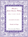 Music for a Jewish-American Wedding Vocal, Flute, Violin and Piano Buch