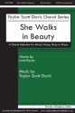 She Walks in Beauty SATB Chorpartitur