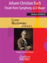 Finale from Symphony in D Major, W. 27 Streichorchester Partitur + Stimmen