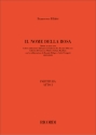 Il Nome della Rosa Opera, SATB and Orchestra Partitur