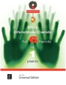 Easy Christmas Carols (+QR-Code) for 6 hands at one piano score