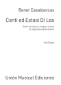 Canti ed estasi di Lea Orchestra and Soprano Voice Partitur