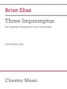 Three Impromptus Soprano Saxophone and Accordion Buch + Einzelstimme(n)