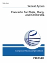 Concerto for Flute, Harp, and Orchestra Fl�te, Harfe und Orchester Studienpartitur