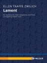 Lament Bariton-Saxophon (Alt-Saxophon) und Klavier Partitur und Stimmen
