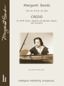Credo Chor (SATB), Sopran, Bariton und Orchester Studienpartitur