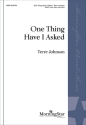 One Thing Have I Asked SATB, Violin and Piano Chorpartitur