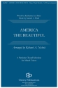 America the Beautiful SATB Chorpartitur