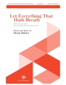 Let Everything That Hath Breath SATB Chorpartitur
