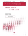 Mary had a Little Lamb SATB Chorpartitur