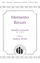 Momento Rerum SATB a Cappella Chorpartitur