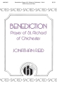 Benediction (Prayer of St. Richard) SATB Chorpartitur