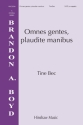Omnes Gentes, Plaudite Manibus SATB Chorpartitur