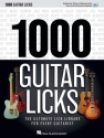 1000 Guitar Licks Gitarre Buch + Medien Online