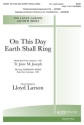 On This Day Earth Shall Ring SATB and Handbells Chorpartitur